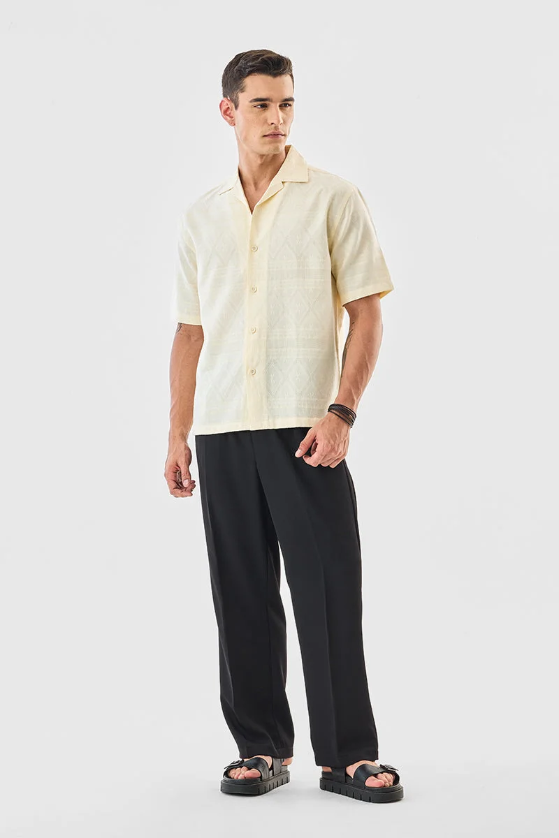 SNITCH Box Fit Self-design Shirt